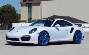 Porsche 911 Turbo S Carrara White Metallic by R1 Motorsport on ADV.1 Wheels (ADV5.2 M.V2 SL)
